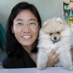 Dochlaggie puppy with his owner